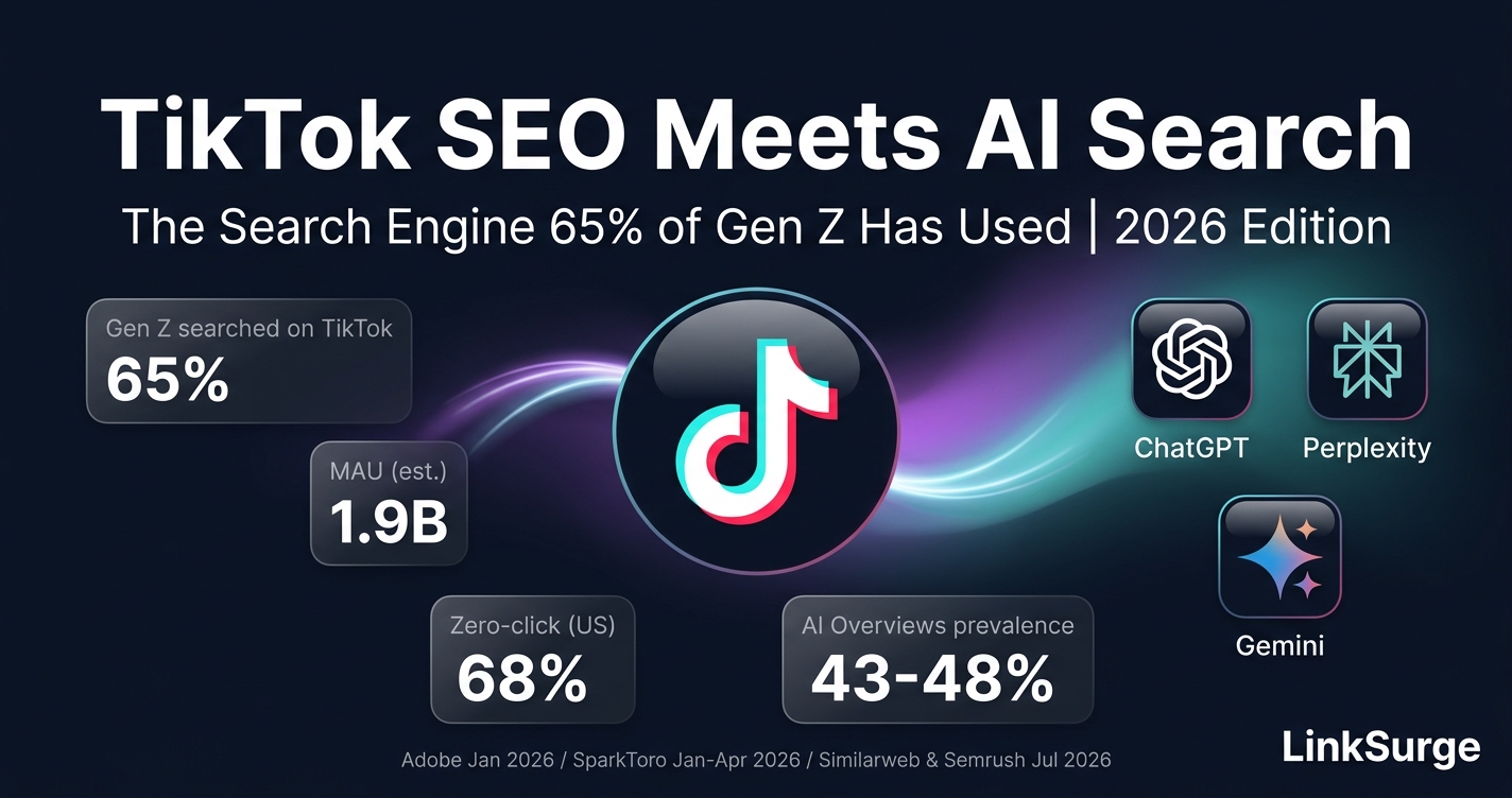 TikTok SEO Playbook: Winning the Search Engine 65% of Gen Z Has Used (2026)