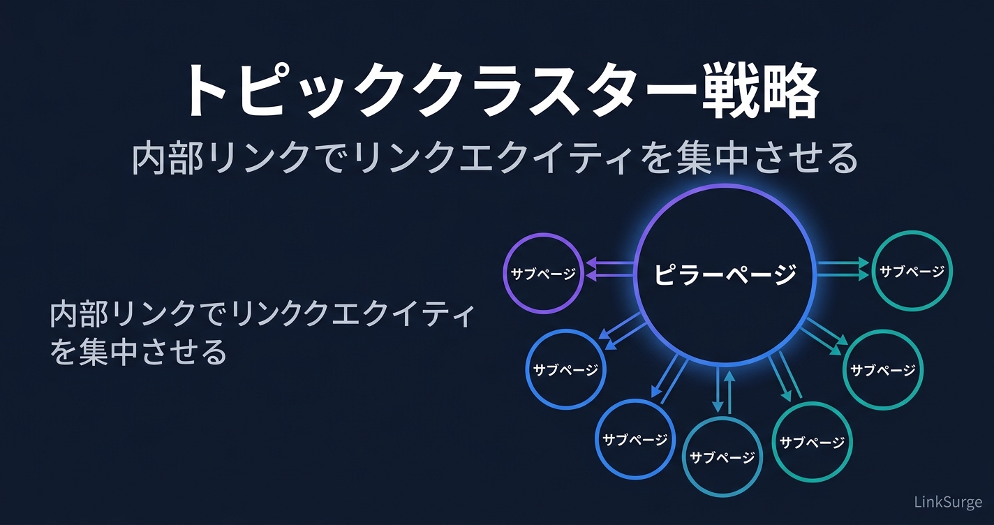 トピッククラスターと内部リンク戦略：サイト構造でSEOを制する2026年の実践ガイド